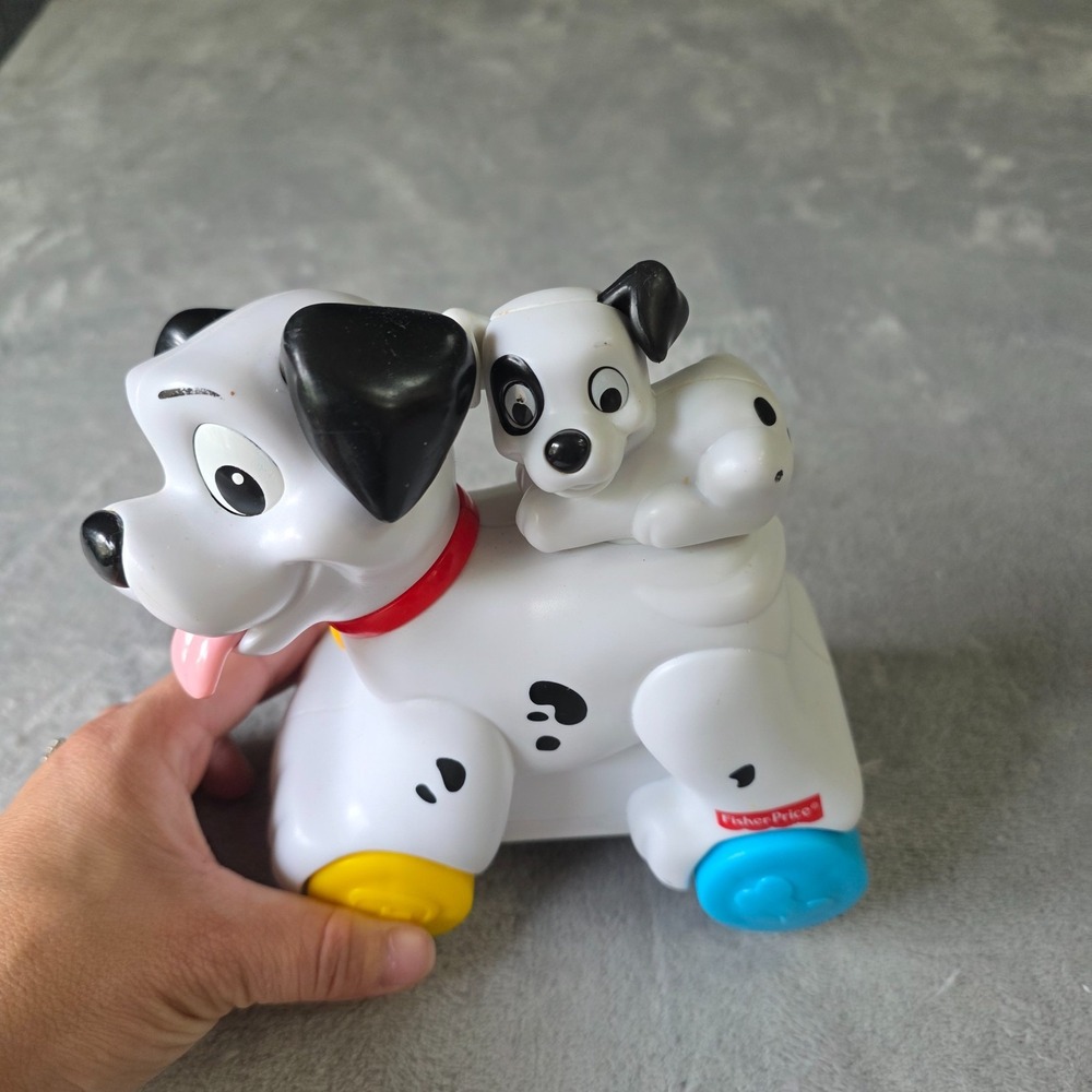 Fisher-Price Disney Rare Dalmatian DOG Amazing Animals Rollin' Tunes Pongo Y4299